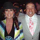 Linda Litzinger Beck with Smokey Robinson at Thalians House of Blues Sunset 042614